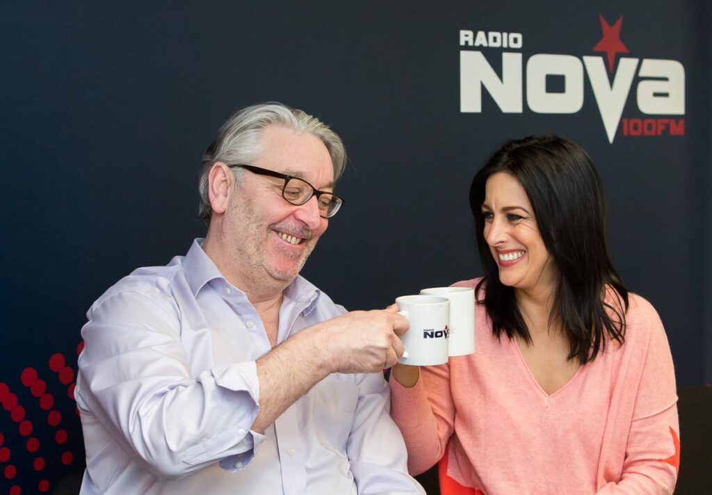 Colm Hayes and Lucy Kennedy for Nova Breakfast