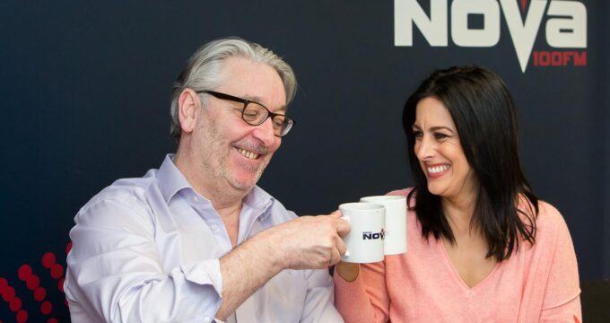 Colm Hayes and Lucy Kennedy for Nova Breakfast