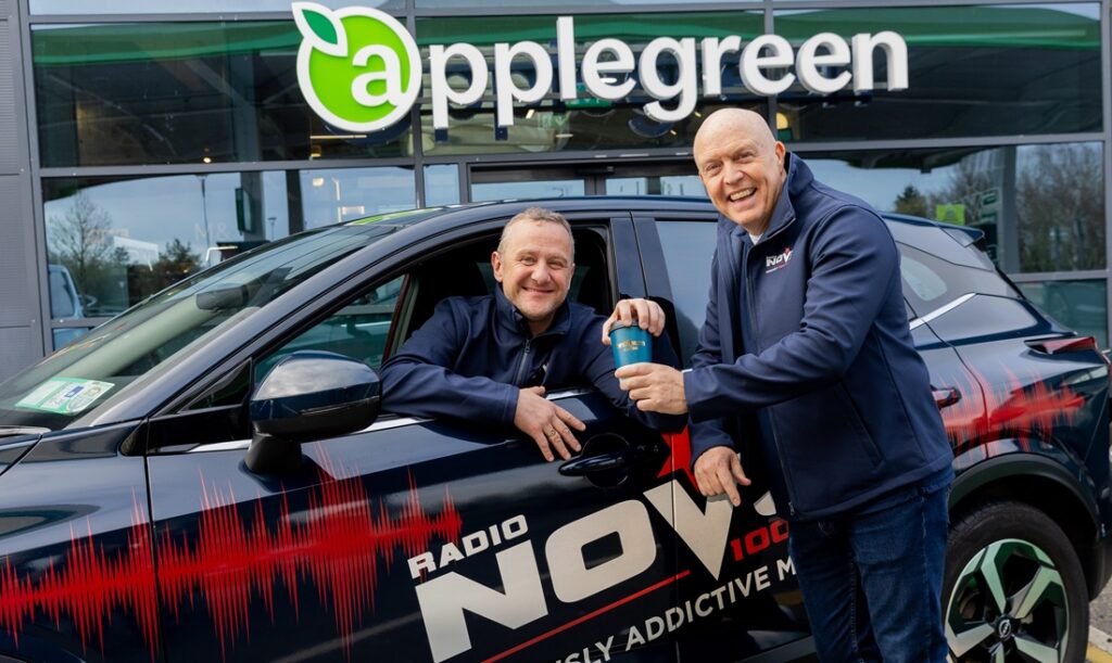 Radio Nova’s Morning Glory with PJ & Jim Celebrates 5th Birthday with No.1 Ratings and Applegreen Sponsorship